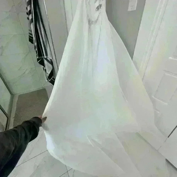 Maggie Sottero Wedding Dress Sz 10 - Picture 3 of 12